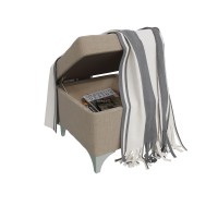 Банкетка 6-5113ТКбеж Жозефина-2, ткань бежевая, ШхГхВ 46х46х45 см., под сиденьем есть ниша