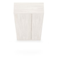 КР100 Ника прихожая 13.11 Шкаф комбинир., цвет ясень анкор светлый, ШхГхВ 91,8х38,3х207,9 см., ун. сборка, зеркало внутри шкафа на двери