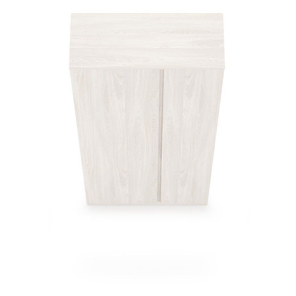 КР100 Ника прихожая 13.11 Шкаф комбинир., цвет ясень анкор светлый, ШхГхВ 91,8х38,3х207,9 см., ун. сборка, зеркало внутри шкафа на двери