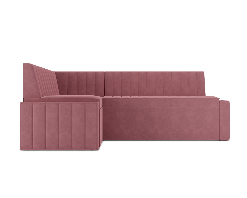 Вермут Левый угол (Велюр пудра НВ-178 18) 213х82х133 см