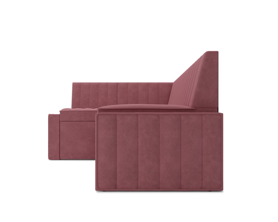 Вермут Левый угол (Велюр пудра НВ-178 18) 213х82х133 см