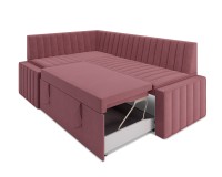 Вермут Левый угол (Велюр пудра НВ-178 18) 213х82х133 см