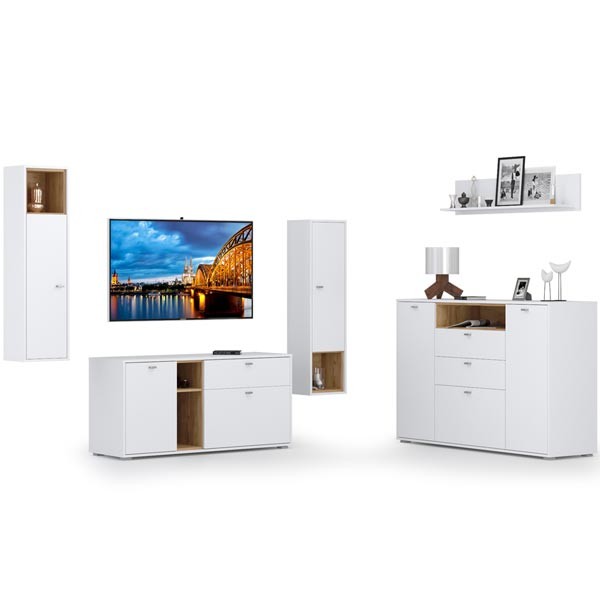 Бэль № 08, цвет дуб крафт золотой/белый премиум, НЕ универсальная сборка