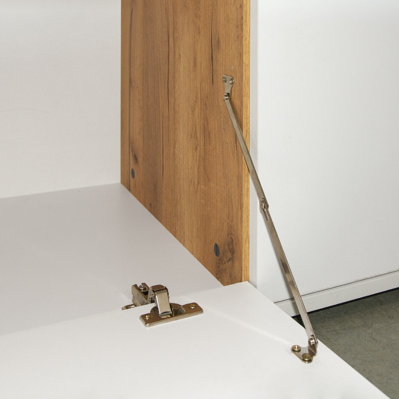 Бэль № 08, цвет дуб крафт золотой/белый премиум, НЕ универсальная сборка