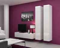 Гостиная Виго 9 МДФ Белый DM635-6 / Белый Фасадный 0101