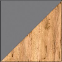 Остин Прихожая 30, цвет серый графит/дуб крафт золотой, ШхГхВ 240х54,3х229,6 см., универсальная сборка