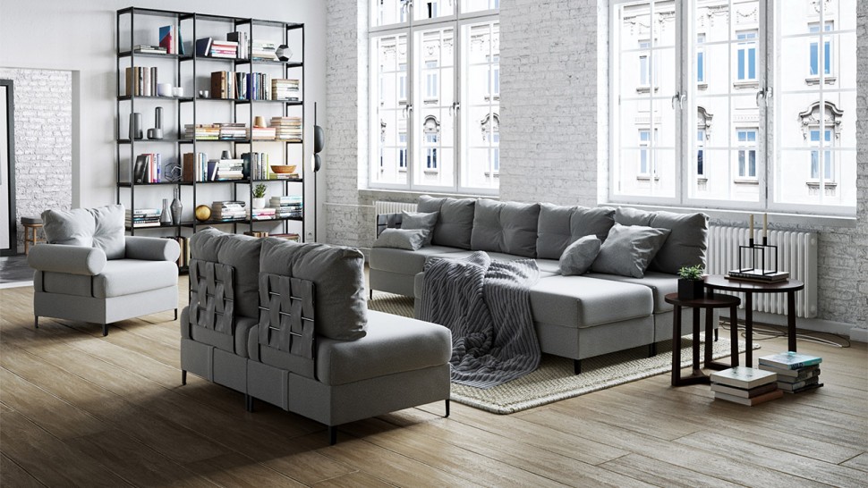 Диван Багамы двухсекционный