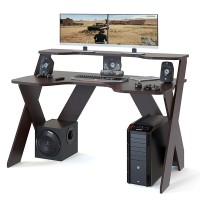 Стол компьютерный Сокол КСТ-118, цвет венге, ШхГхВ 135х80х96,3 см., стол компьютерный игровой