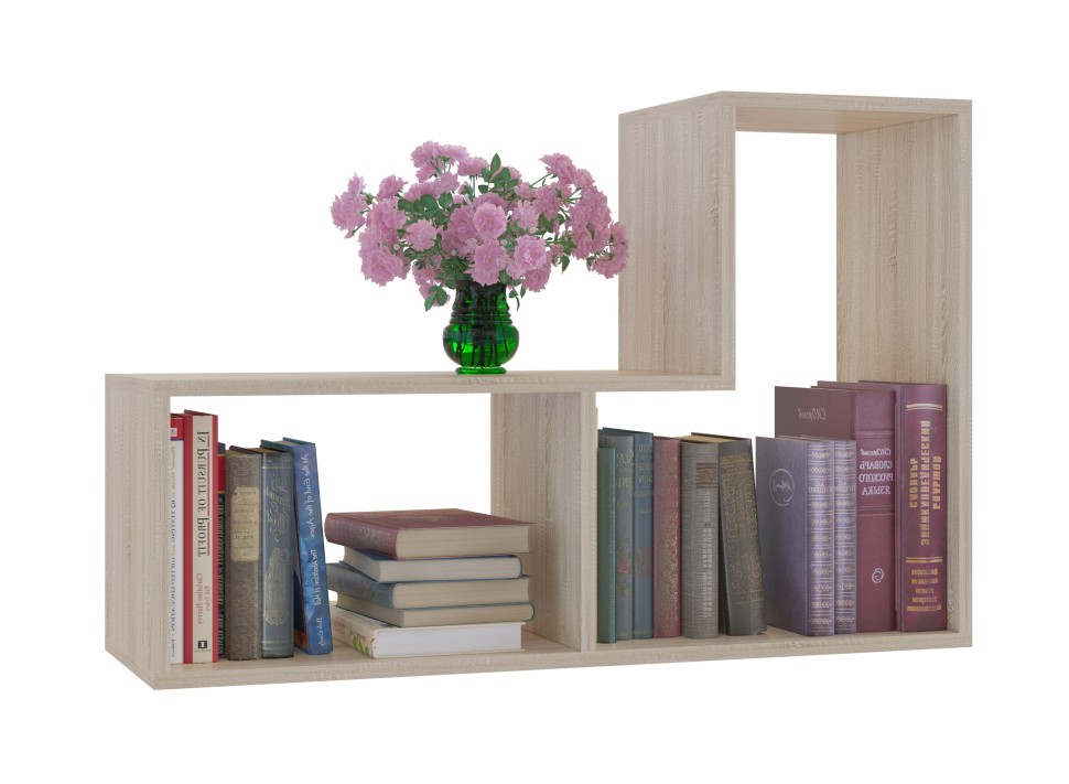 Стеллаж Сокол ПК-9 Тетрис, цвет дуб сонома, ШхГхВ 90х30х60 см.