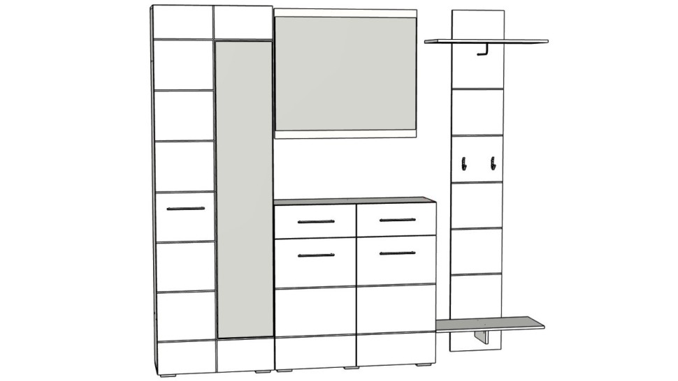 Прихожая Одетта МДФ