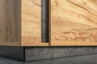 Арчи Стол журнальный 12.01, цвет дуб крафт золотой/камень тёмный, ШхГхВ 78х50х46,1 см.