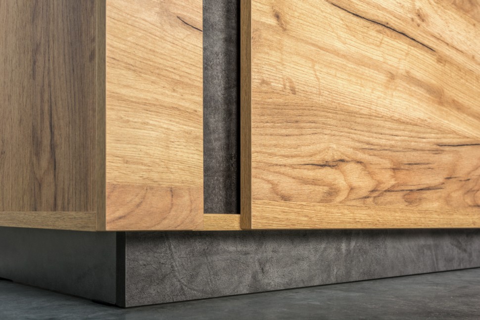 Арчи Стол журнальный 12.01, цвет дуб крафт золотой/камень тёмный, ШхГхВ 78х50х46,1 см.