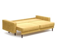 Диван Сканди еврокнижка пантограф желтый велюр