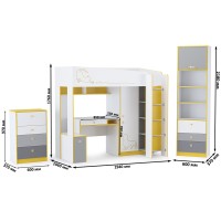 СНЯТО НСН Альфа № 31 09.137+11.20+12.41+13.120, цвет солнечный свет, сп. м. 800х1900 мм., б/м, осн. есть, универсальная сборка