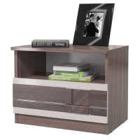 СНЯТО Презент 4-0919Мбод.тем/св.МДФ Тумба прикроватная, цвет бодега тёмный/бодега светлый, ШхГхВ 50х36х42 см.