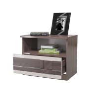 СНЯТО Презент 4-0919Мбод.тем/св.МДФ Тумба прикроватная, цвет бодега тёмный/бодега светлый, ШхГхВ 50х36х42 см.