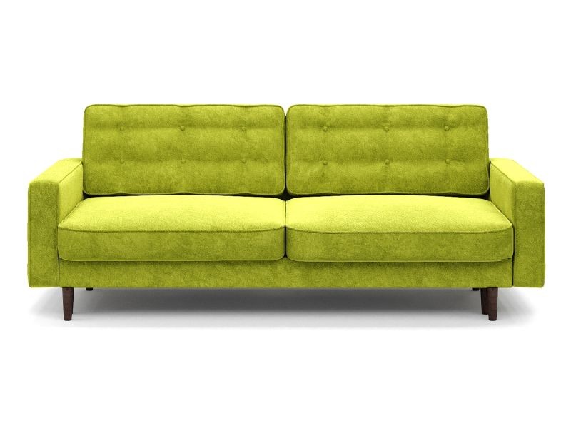 Диван Сканди еврокнижка пантограф зеленый велюр