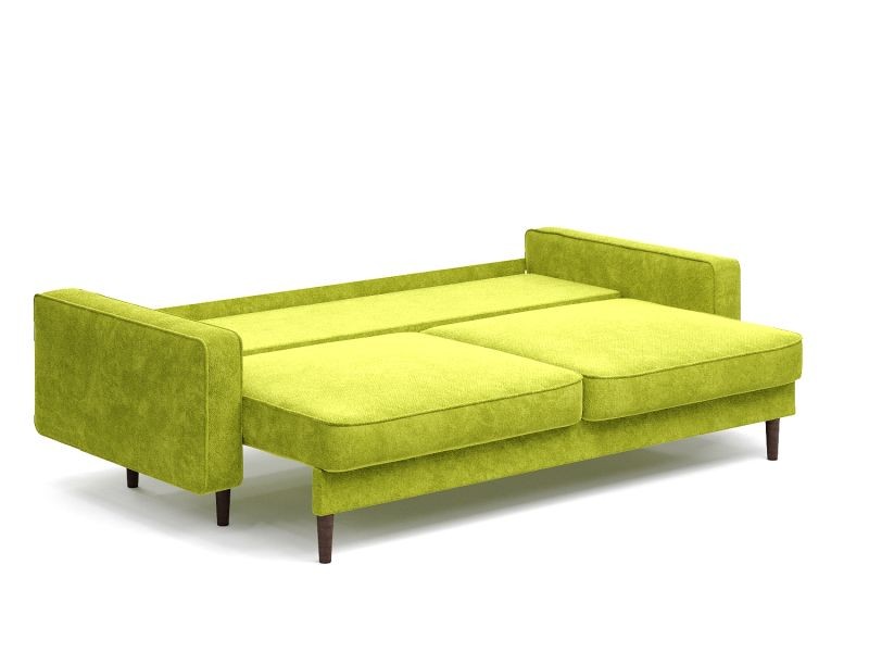 Диван Сканди еврокнижка пантограф зеленый велюр