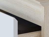 Стол компьютерный Сокол СПМ-19, цвет дуб сонома/белый, ШхГхВ 120х60х74 см., письменный стол, универсальная сборка