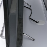 СНЯТО НСН Муссон Кровать 11.28 + под. ортопед + 13.97 + Зеркало СВК + Тумба ТВ 13.282, белый/дуб эндгрейн элегант/кожзам белый, 1600х2000 мм., б/м