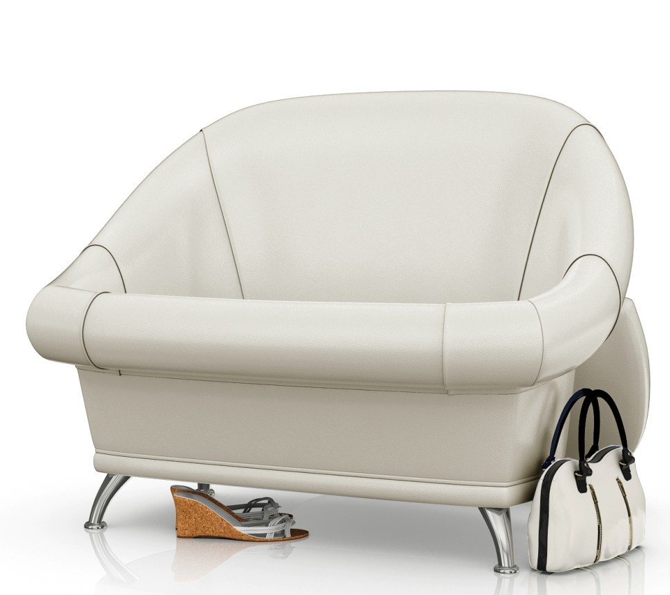 Диван 6-5154беж(БАШ) Орион, бежевая искусственная кожа (бежевый БАШ), ШхГхВ 110х70х80 см.