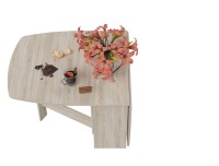 Стол-книжка раскладной 1-65М1дубсон, цвет дуб сонома, ШхГхВ 170х90х74 см., 30х90х74 см. сложенный