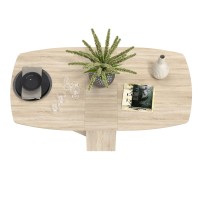 Стол-книжка раскладной 1-65М1дубсон, цвет дуб сонома, ШхГхВ 170х90х74 см., 30х90х74 см. сложенный