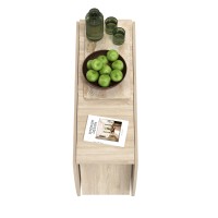 Стол-книжка раскладной 1-65М1дубсон, цвет дуб сонома, ШхГхВ 170х90х74 см., 30х90х74 см. сложенный