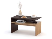 КР100 Лайт Стол журнальный 03.235, цвет венге/дуб крафт золотой, ШхГхВ 70х40х41,7 см.(кр96)