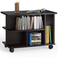 ЭКСПОЗИЦИЯ Стол журнальный С-МД-СЖ-10, цвет венге, в СОБРАННОМ ВИДЕ, ШхГхВ 80х45х56 см., стол журнальный на колёсиках