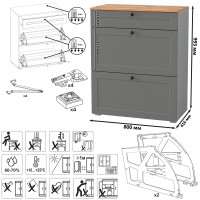 Остин Прихожая 34, цвет серый графит/дуб крафт золотой, ШхГхВ 160х54,3х229,6 см., универсальная сборка