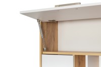 Лайт Стол письменный 03.243Н, цвет дуб крафт золотой/белый премиум, ШхГхВ 150,2х57,3х179,9 см., НЕ универсальная сборка