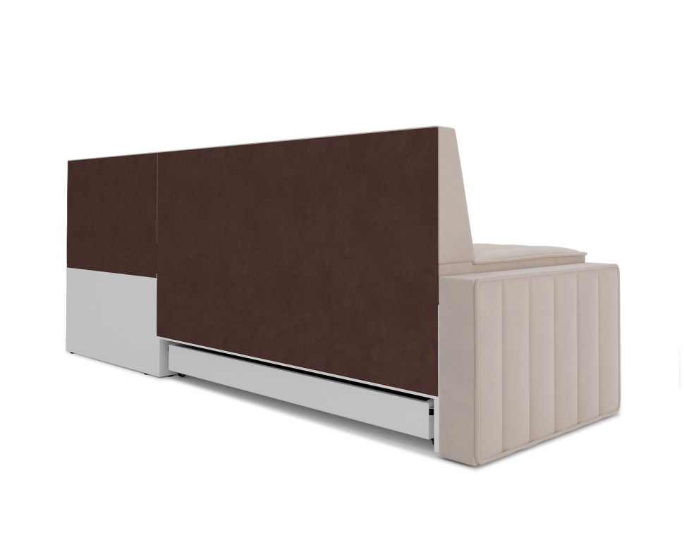 Вермут Правый угол (Бархат бежевый STAR VELVET 6 LIGHT Beige) 193х82х113 см