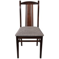 Стул Мебель--24 Гольф-3, цвет орех, обивка ткань рогожка корфу, ШхГхВ 45х44х93,5 см., от пола до верха сиденья 44 см.