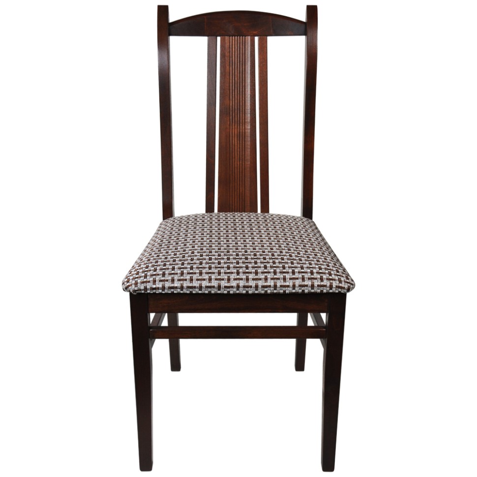 Стул Мебель--24 Гольф-3, цвет орех, обивка ткань рогожка корфу, ШхГхВ 45х44х93,5 см., от пола до верха сиденья 44 см.