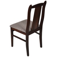 Стул Мебель--24 Гольф-3, цвет орех, обивка ткань рогожка корфу, ШхГхВ 45х44х93,5 см., от пола до верха сиденья 44 см.