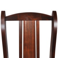 Стул Мебель--24 Гольф-3, цвет орех, обивка ткань рогожка корфу, ШхГхВ 45х44х93,5 см., от пола до верха сиденья 44 см.