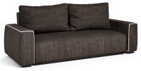 Диван прямой Токио еврокнижка коричневый велюр