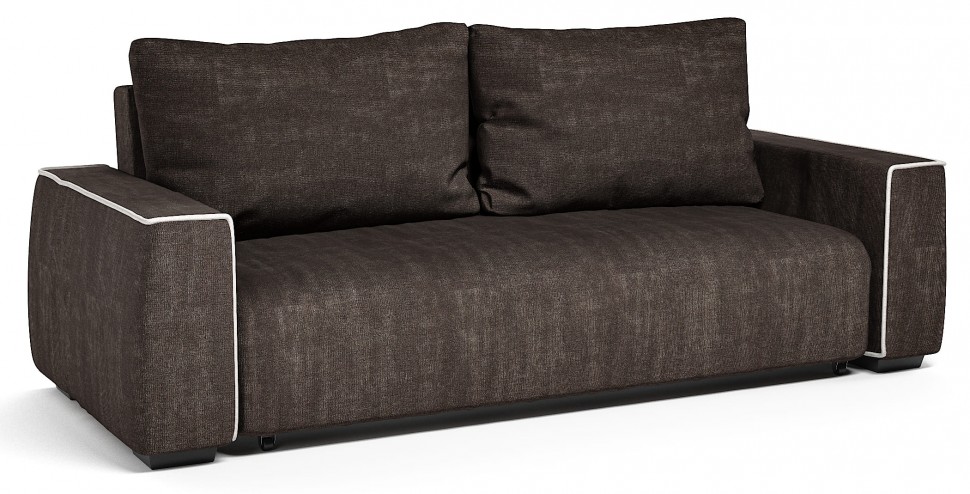 Диван прямой Токио еврокнижка коричневый велюр
