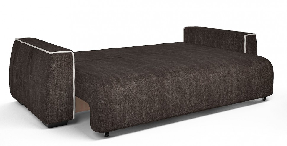 Диван прямой Токио еврокнижка коричневый велюр