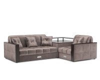 Прага (Бархат серо-шоколадный STAR VELVET 60 COFEE)