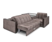 Прага (Бархат серо-шоколадный STAR VELVET 60 COFEE)