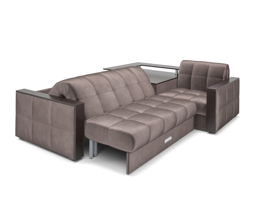 Прага (Бархат серо-шоколадный STAR VELVET 60 COFEE)