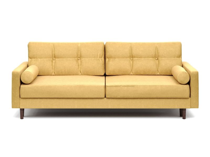 Карлос диван еврокнижка пантограф желтый велюр