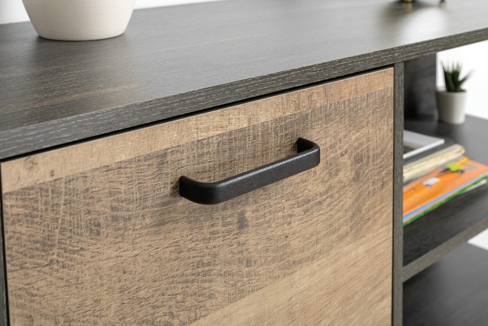 Трувор Гостиная 042, цвет дуб гранж песочный/интра, ШхГхВ 341,6х45,4х210 см., универсальная сборка