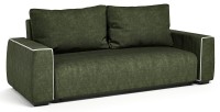 Диван прямой Токио еврокнижка зеленый велюр