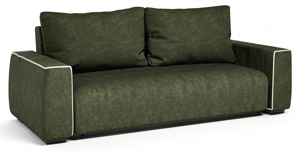 Диван прямой Токио еврокнижка зеленый велюр