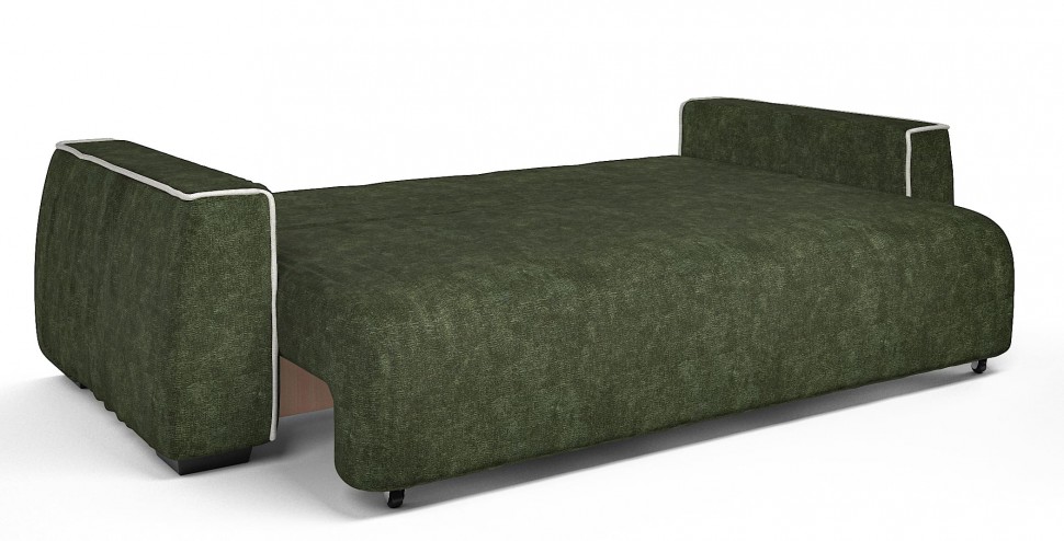Диван прямой Токио еврокнижка зеленый велюр