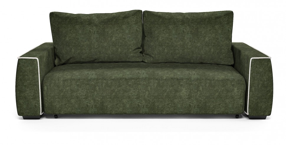 Диван прямой Токио еврокнижка зеленый велюр