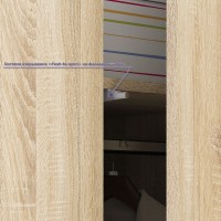 Мори Стол компьютерный МС-1 левый + Шкаф МШ1200.1 + Полка 900, цвет дуб сонома, ШхГхВ 210,4х50,4х209,6 см., НЕ универсальная сборка